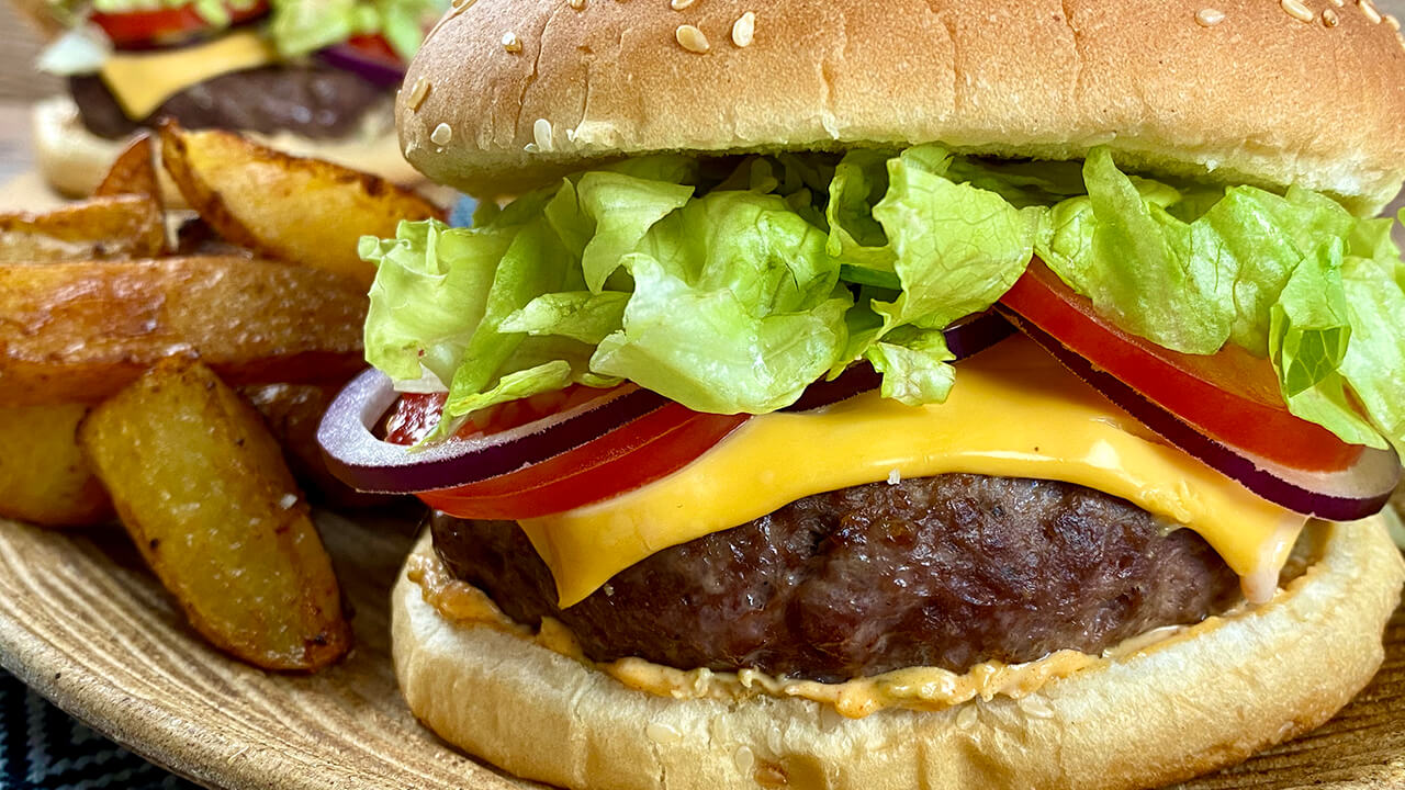 Hamburguesa de carne casera súper fácil y con videos