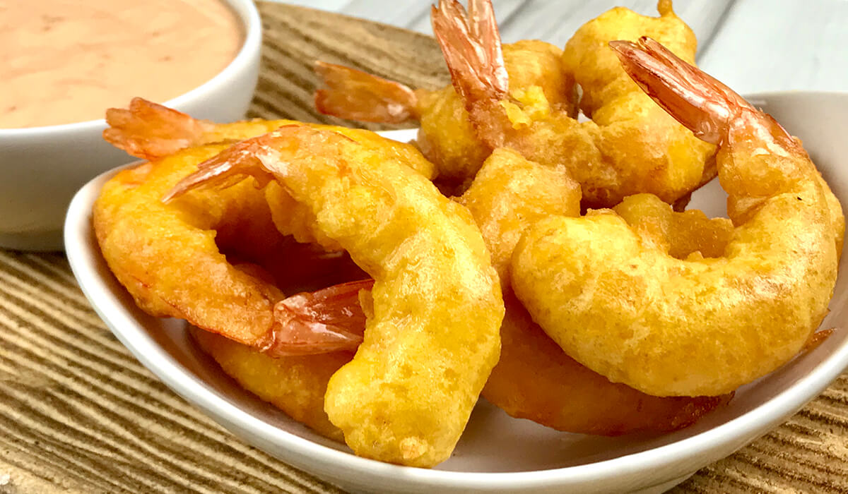 Gambas Orly o gambas a la gabardina