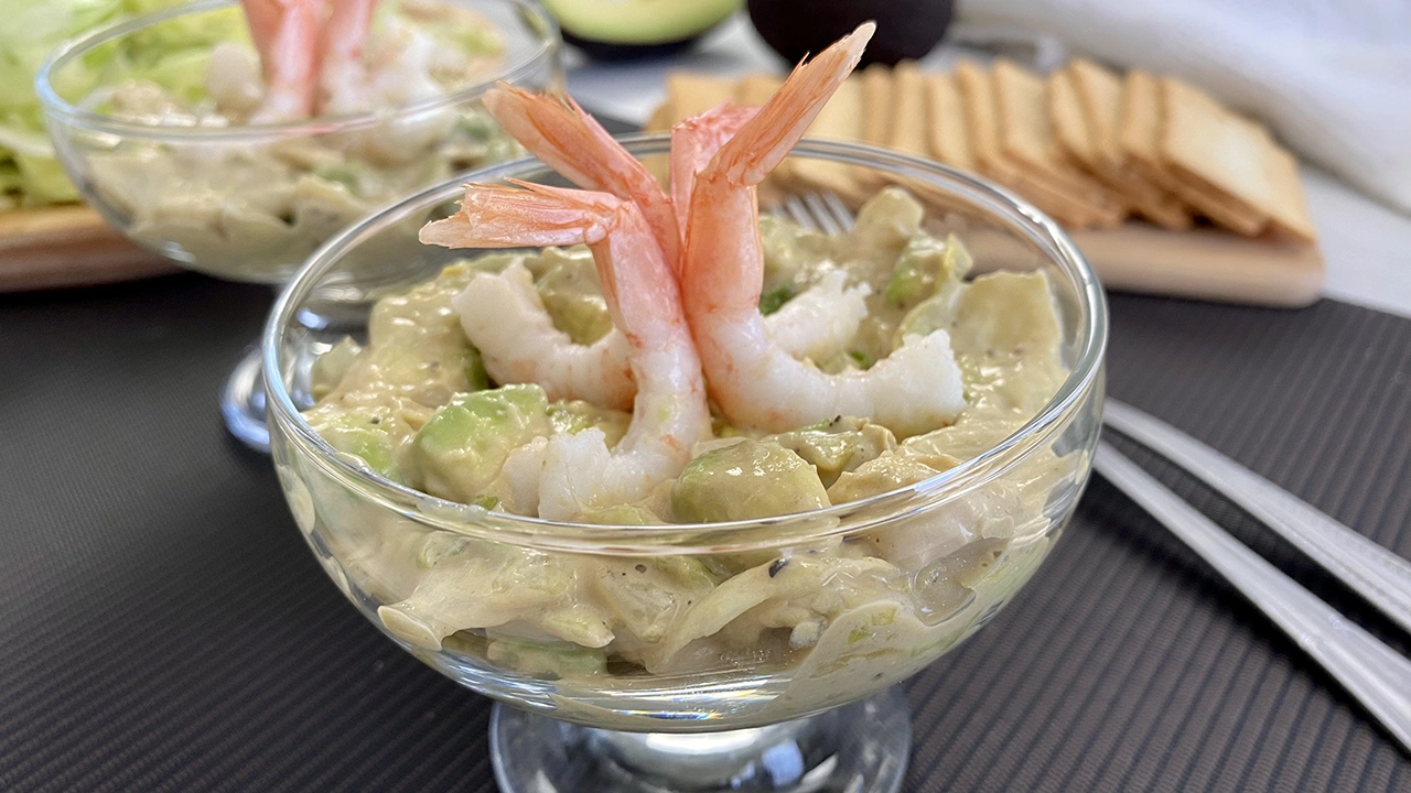 Cóctel de gambas