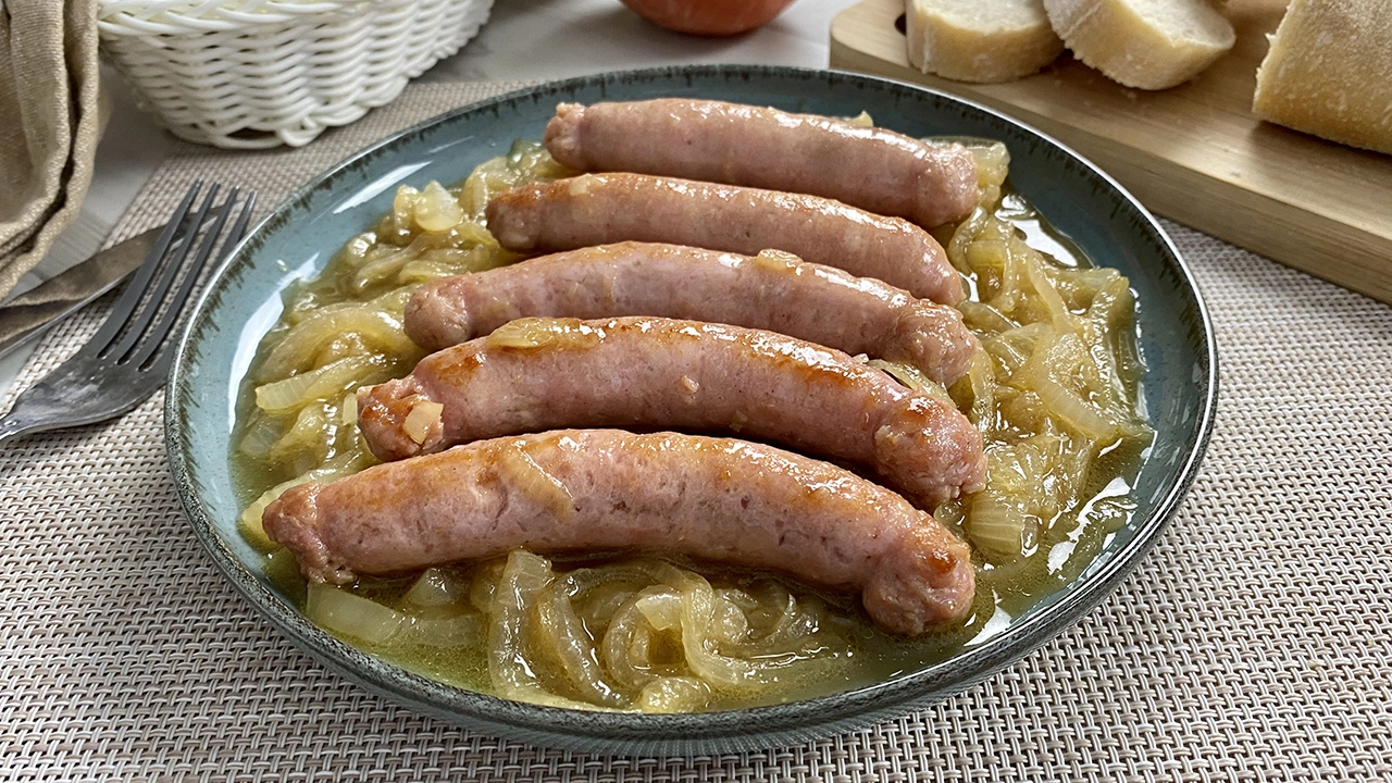 Salchichas a la cerveza