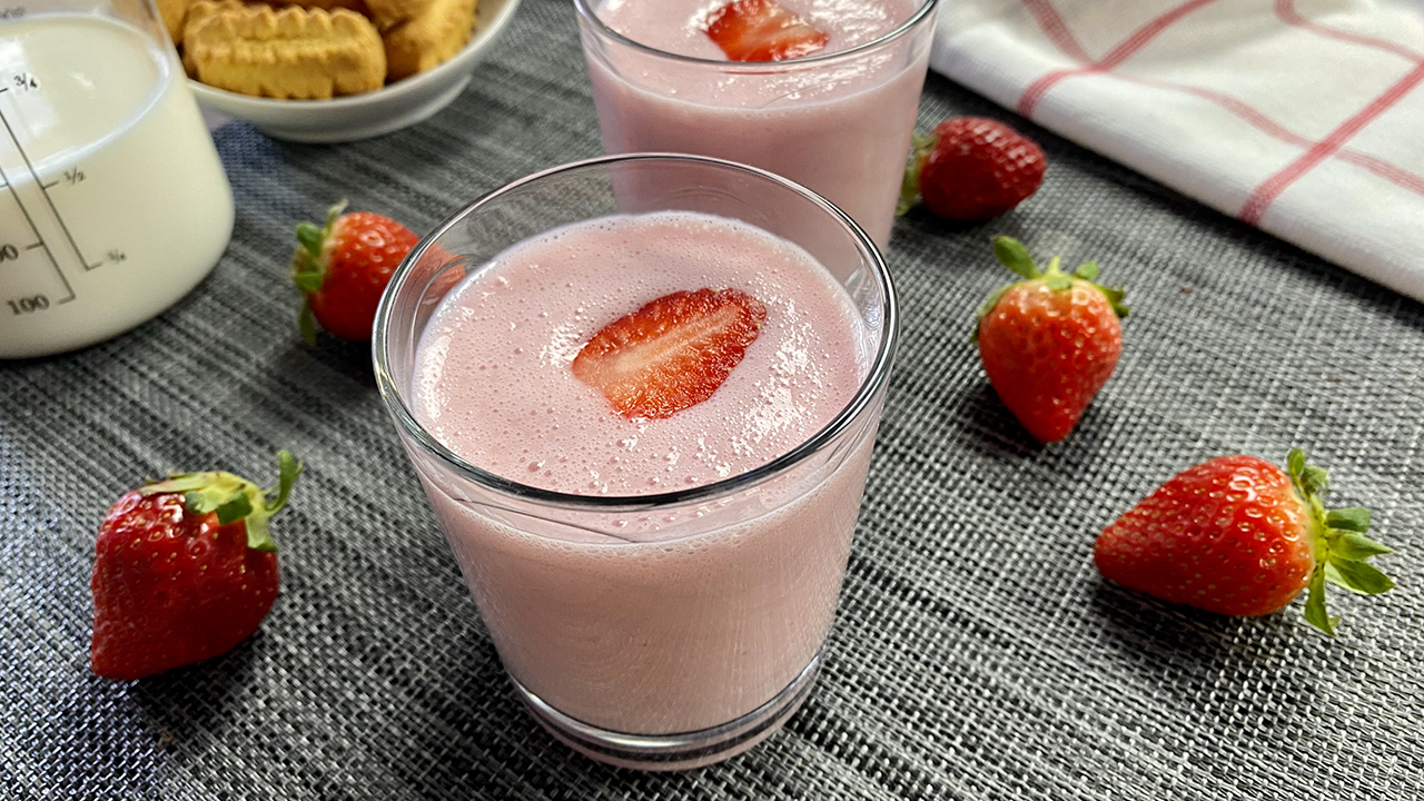 Batido de fresa