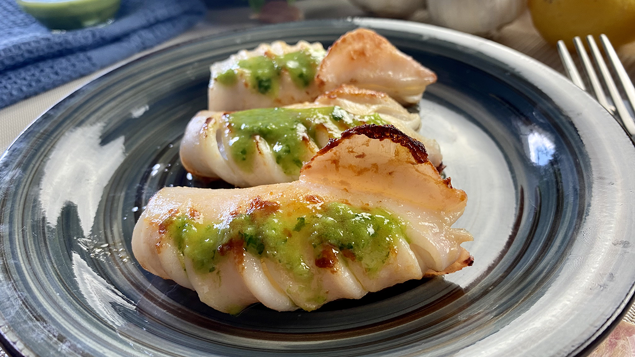 Calamares a la plancha