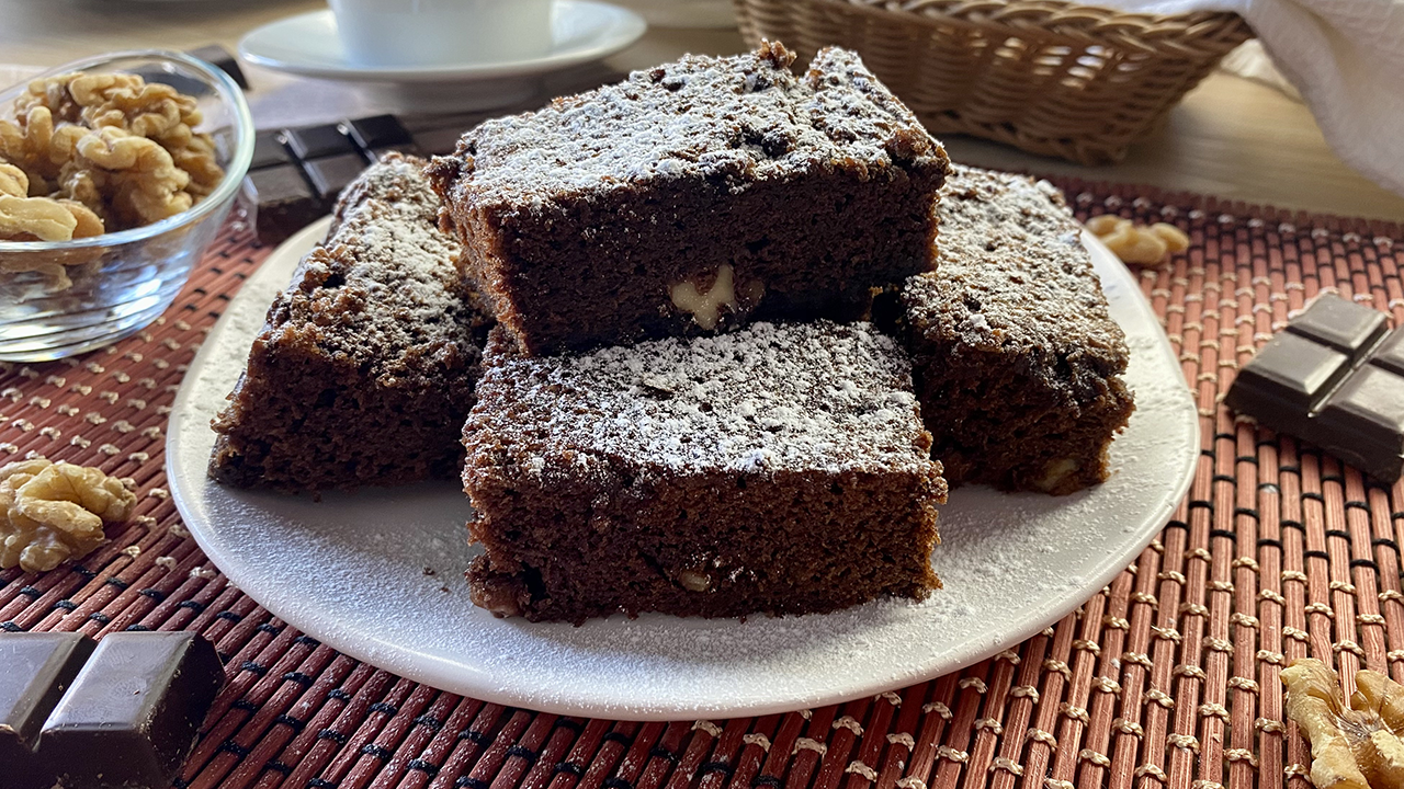 Brownie al microondas