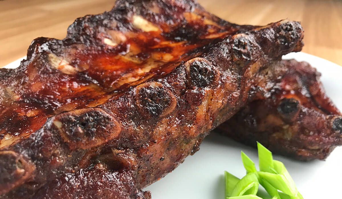 Costillas agridulces chinas