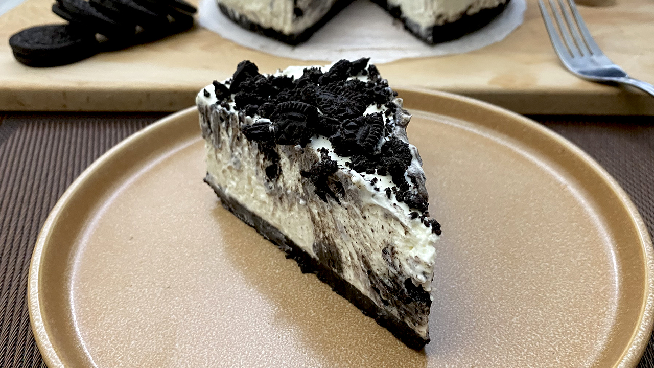 Tarta fría de galletas Oreo