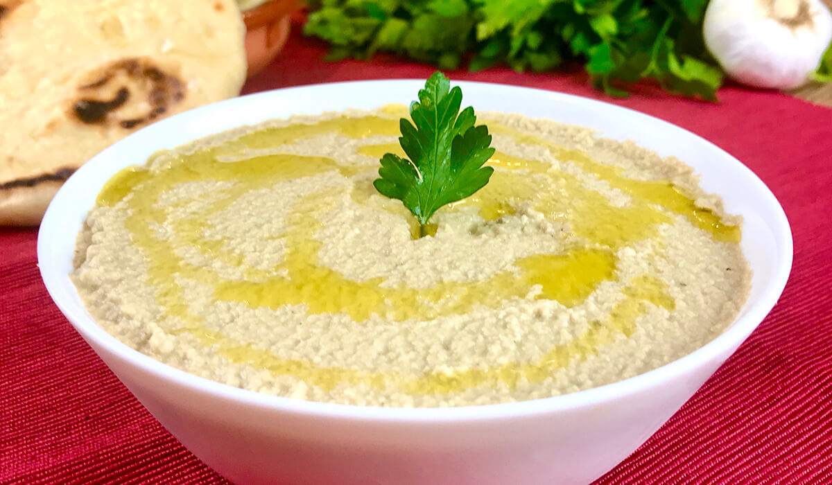 Baba ganoush (crema de berenjenas)