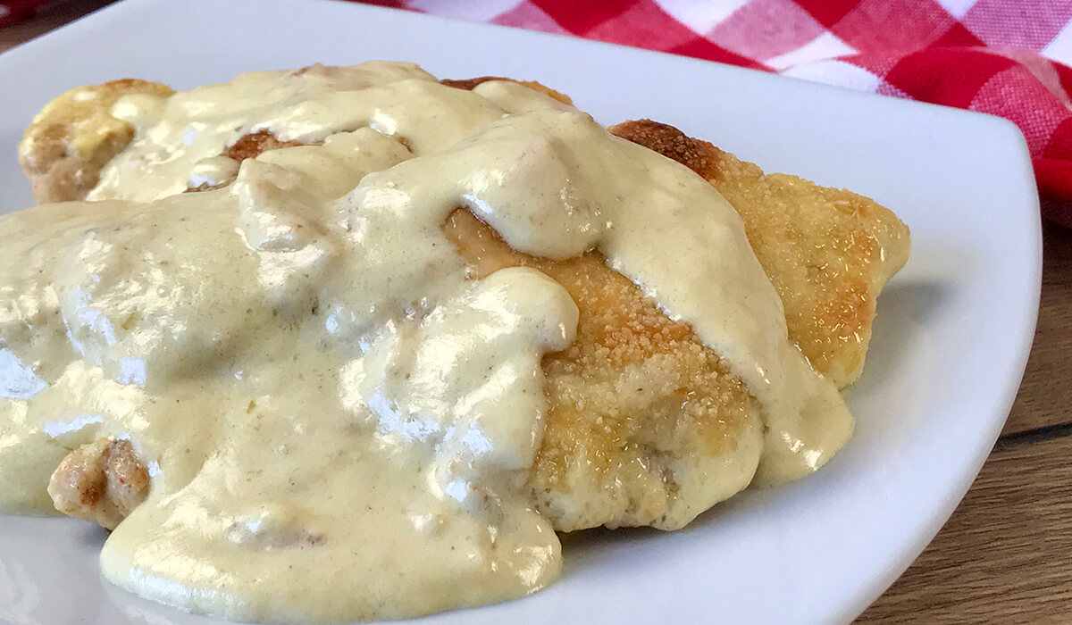 Pollo a la mostaza de Dijon