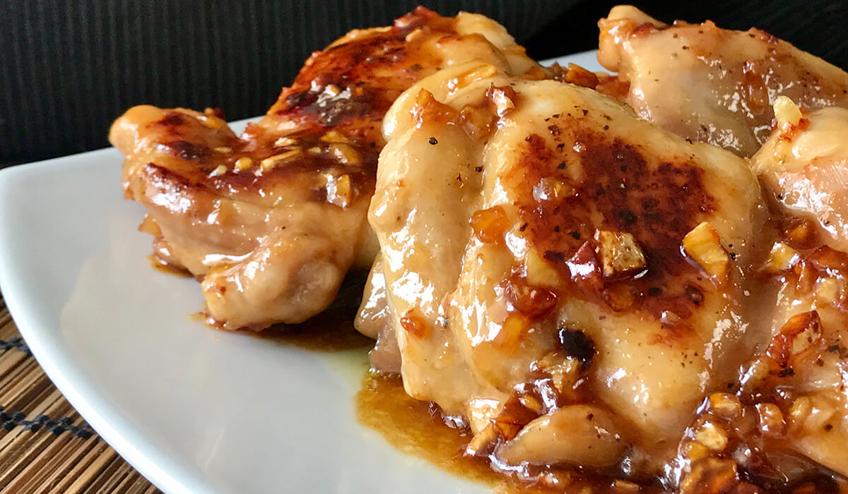 Pollo a la miel