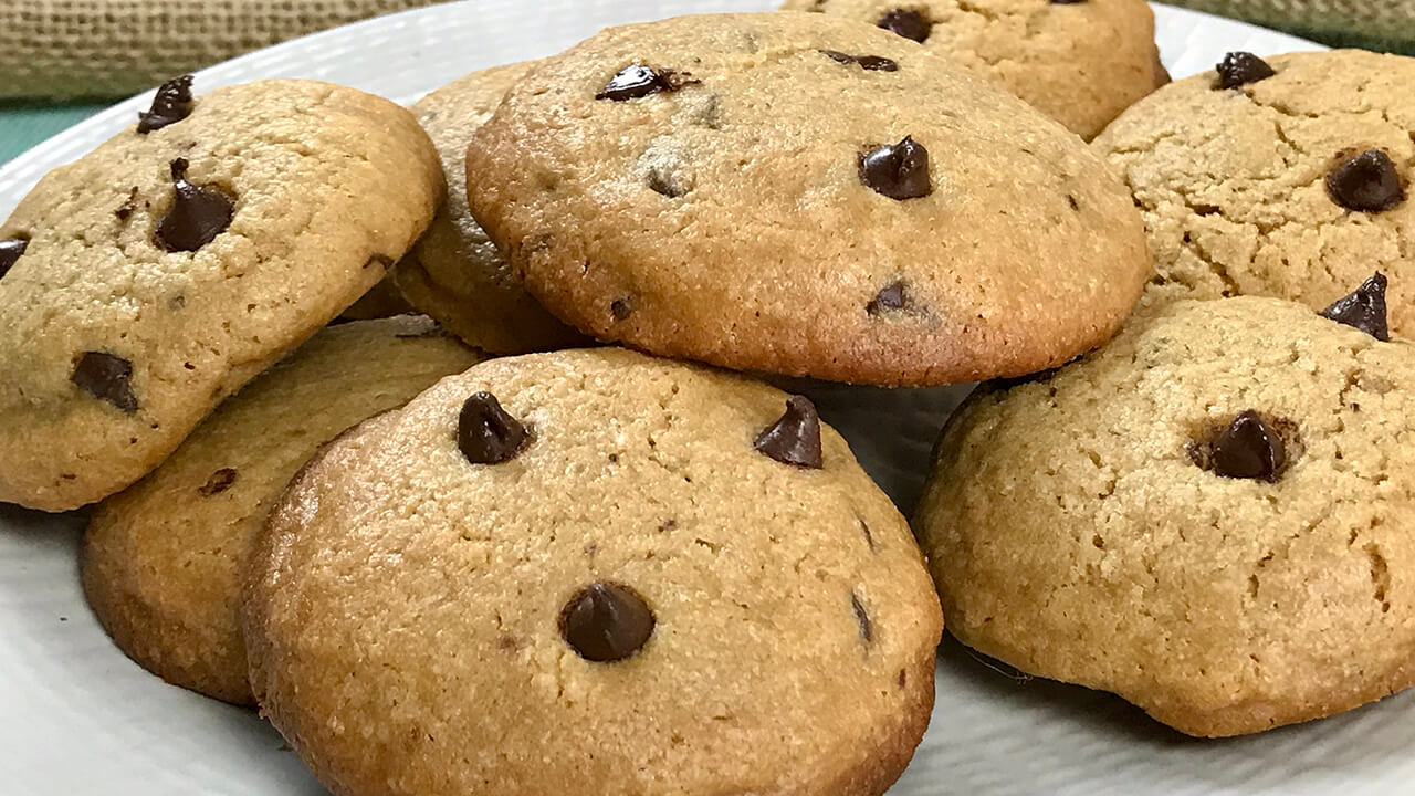 Galletas con chispas de chocolate