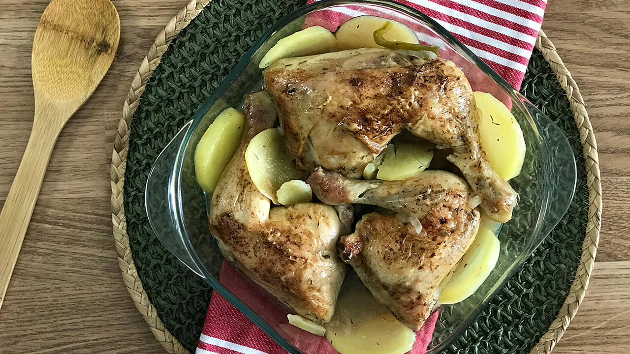 Pollo a la cerveza