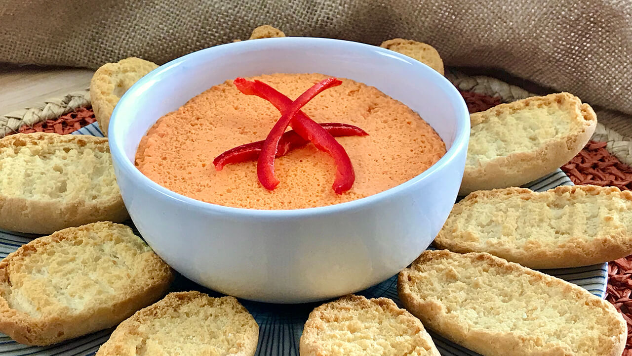 Mousse de pimiento rojo