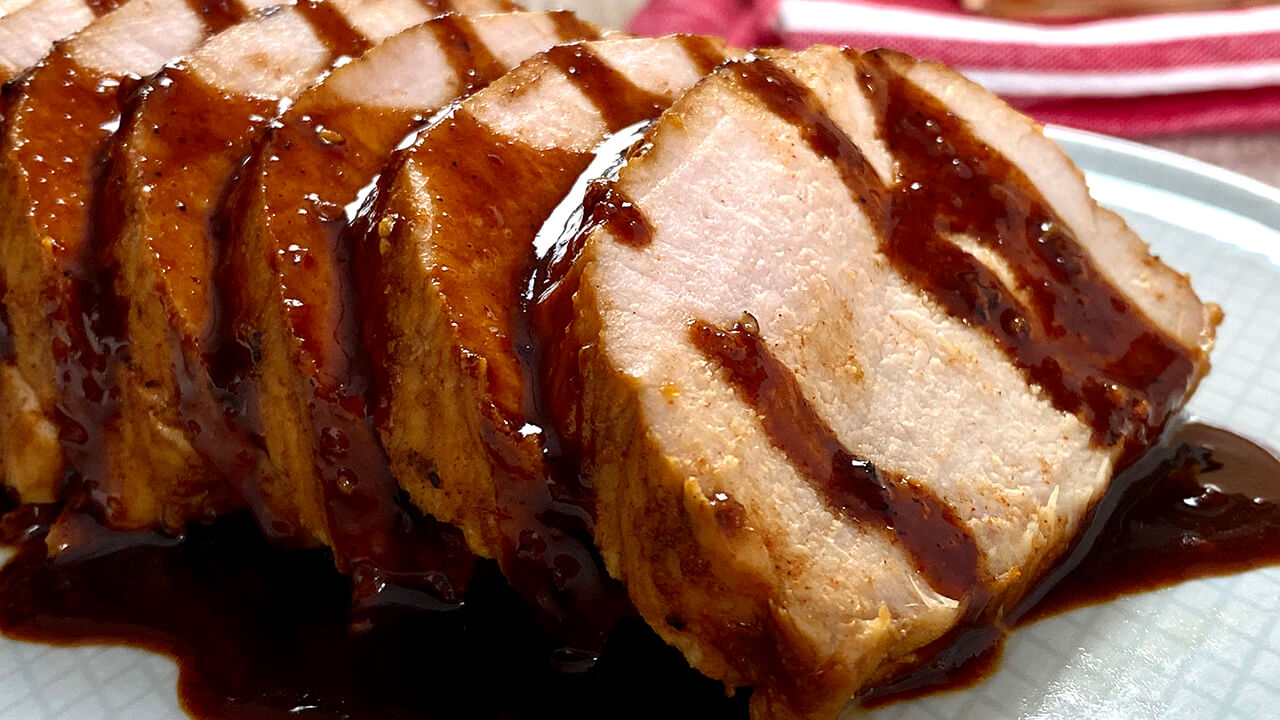 Lomo de cerdo en salsa agridulce