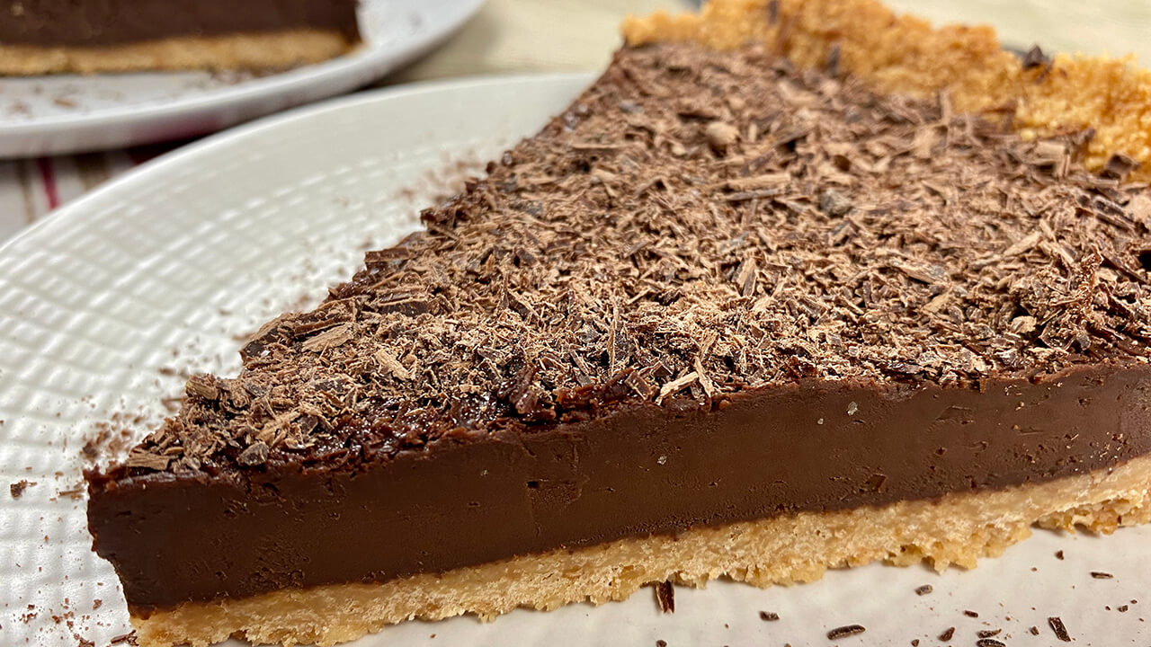 Tarta fría de chocolate