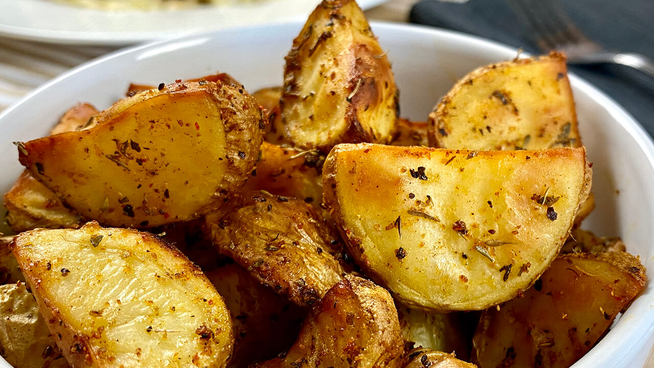 Patatas especiadas al horno