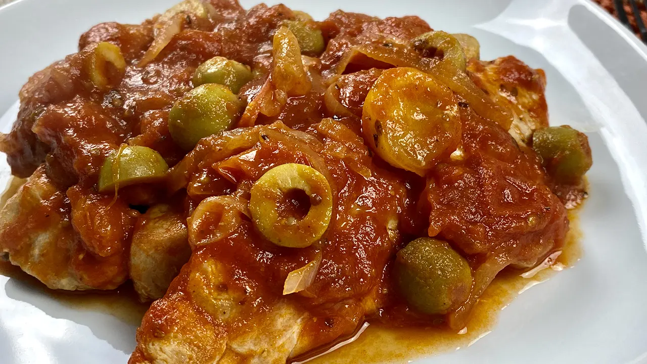 Medallones de pavo a la mediterránea