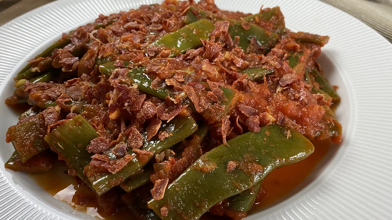 Judías verdes con tomate a la libanesa: receta sencilla para una saludable  guarnición o comida vegana