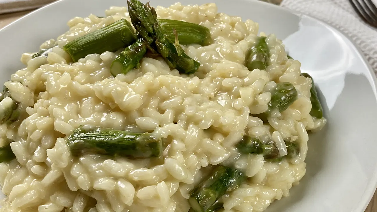 Risotto de espárragos