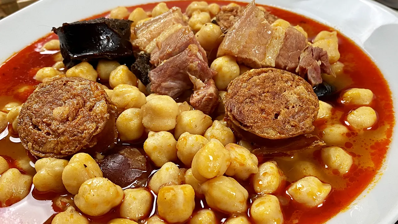 Garbanzos con chorizo