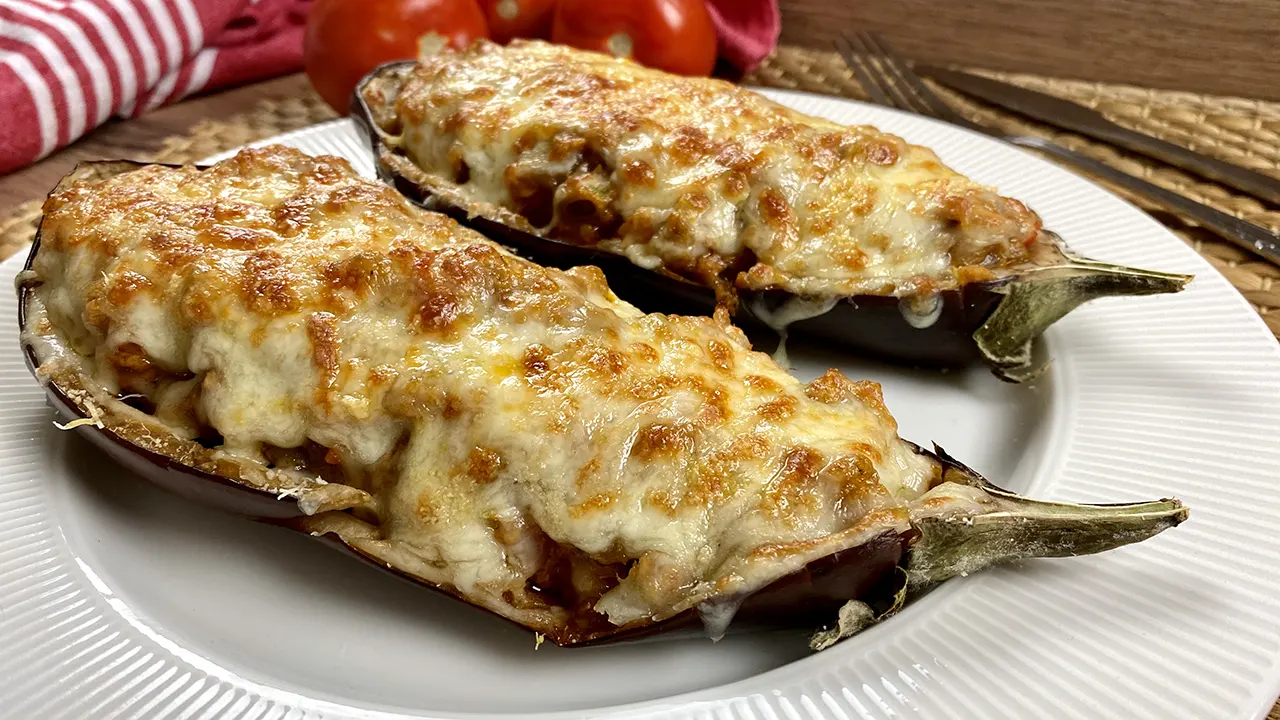 Berenjenas rellenas de atún