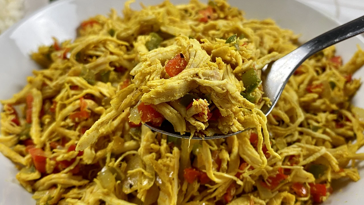 Pollo Desmechado ideal para preparar un montón de recetas