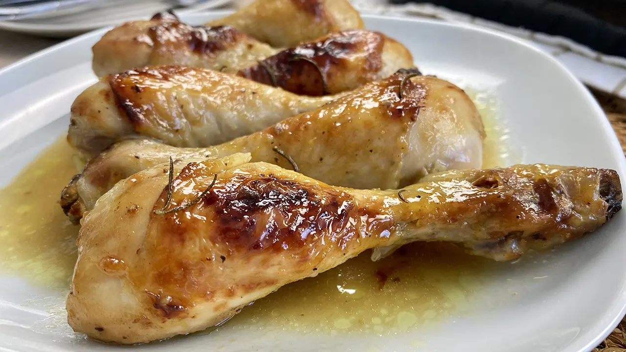 Pollo a la miel y mostaza