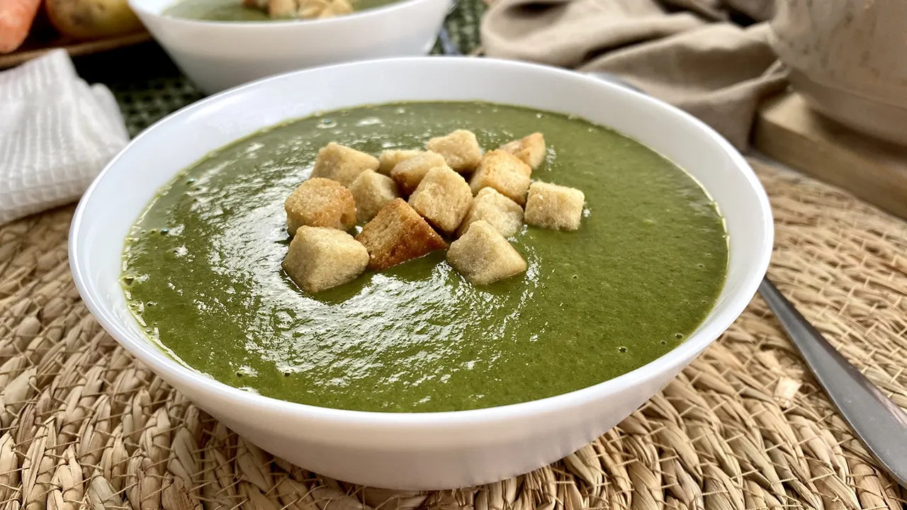 Crema de acelgas