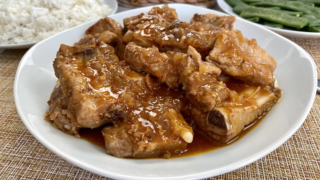 Costillas en salsa