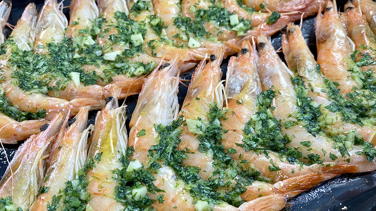 Langostinos al horno