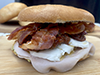 Sandwich de pavo y bacon