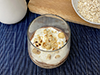 Avena de medianoche con Nutella