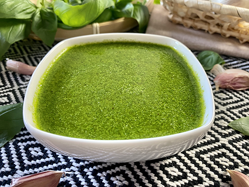 Vinagreta de albahaca