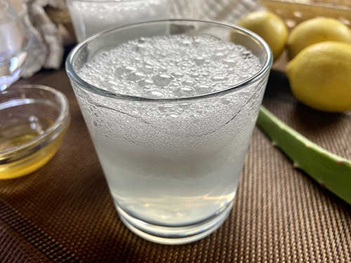 Zumo de aloe vera
