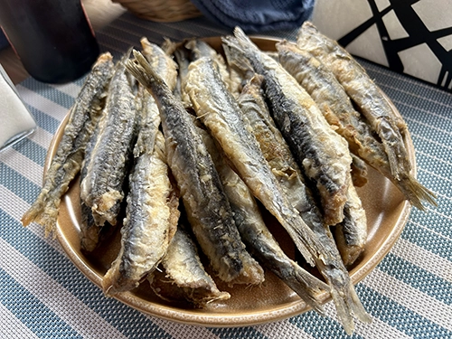 Boquerones fritos