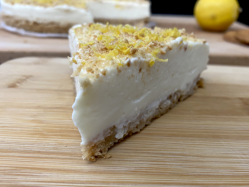 Tarta de limón con leche condensada
