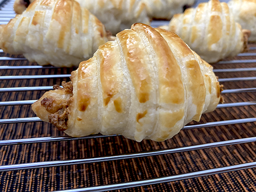 Mini croissants de crema lotus