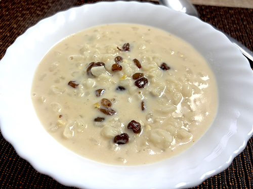 Chacá, maíz con leche cremoso
