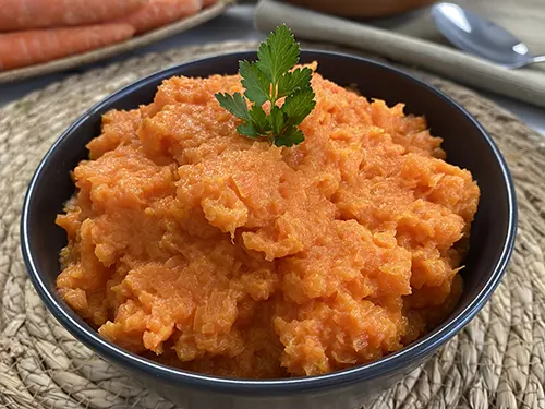 Puré de zanahorias